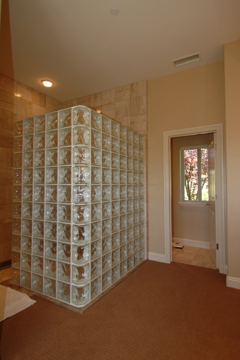 Glass Block... Party size shower