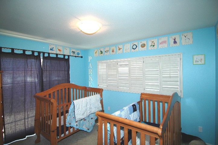 Bedroom three... with sliding door access to the deck..