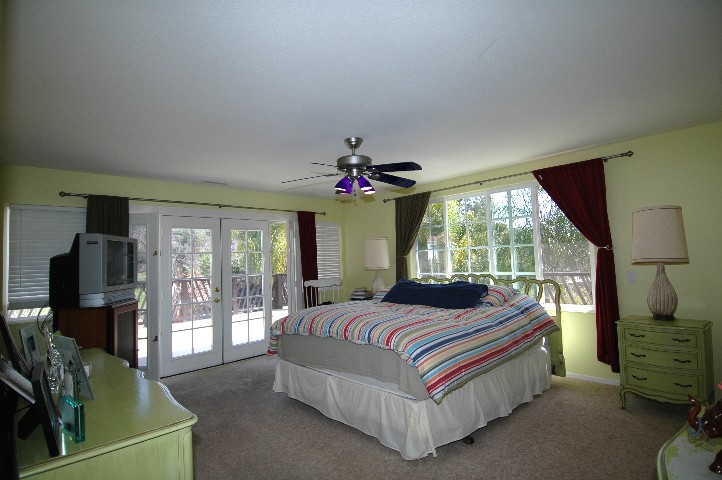 Master Suite... with French Doors to the Deck...