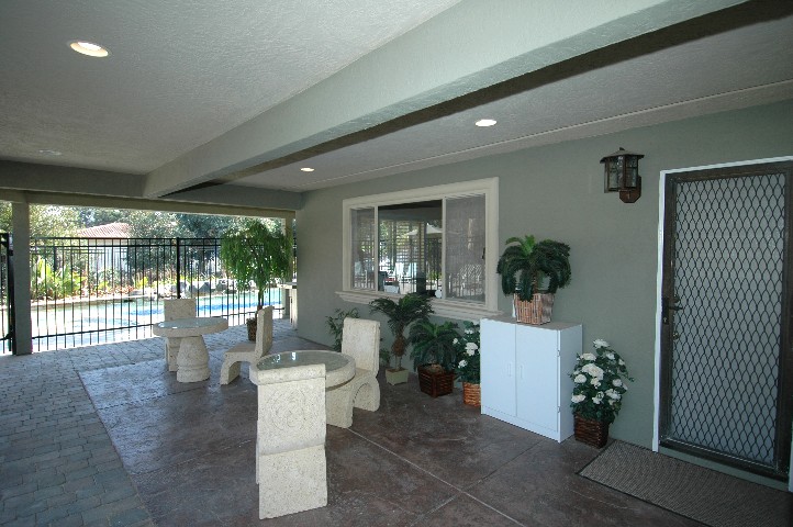 Cool Covered Patio for Clients.. employees... or guests...