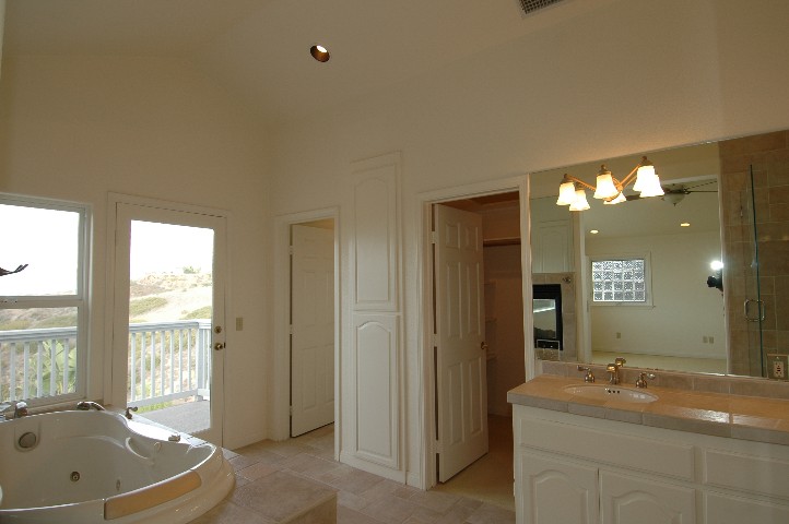 Master Suite Bath... with access to View Balcony and walk in closet