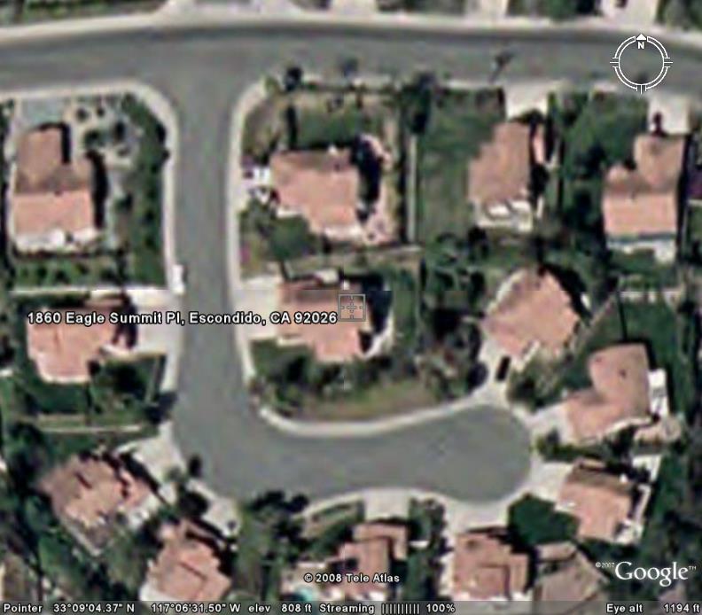Escondido Home for Sale... Google Earth View