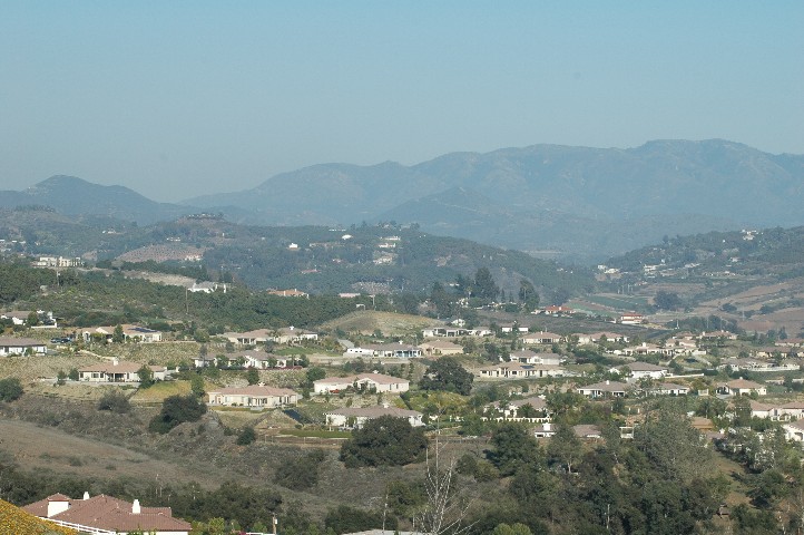 Beautiful Mount Palomar... and Sycamore Ranch in the foreground...