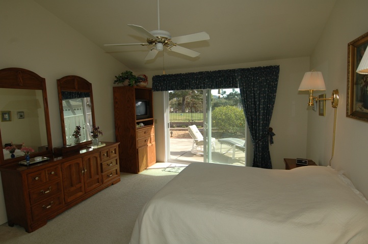 Now this is a Master Suite with a Golf Course View