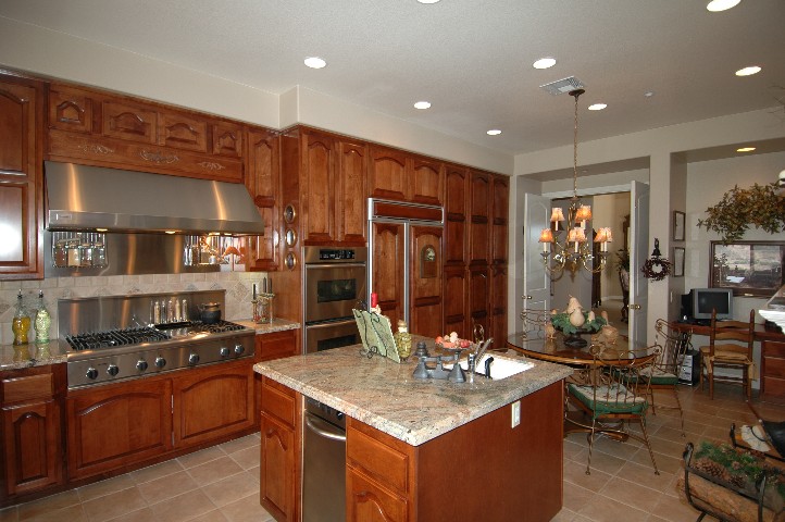 Miles of Counter Space... and Elegant Cabinets...