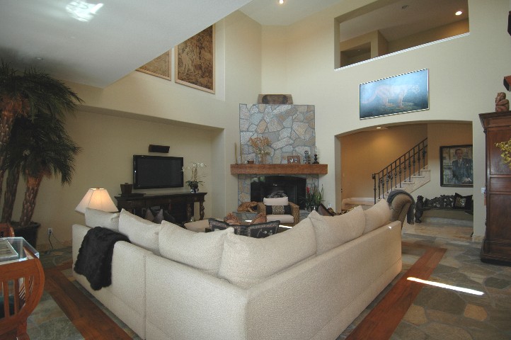 Massive yet warm and inviting Casual Family Room Space...