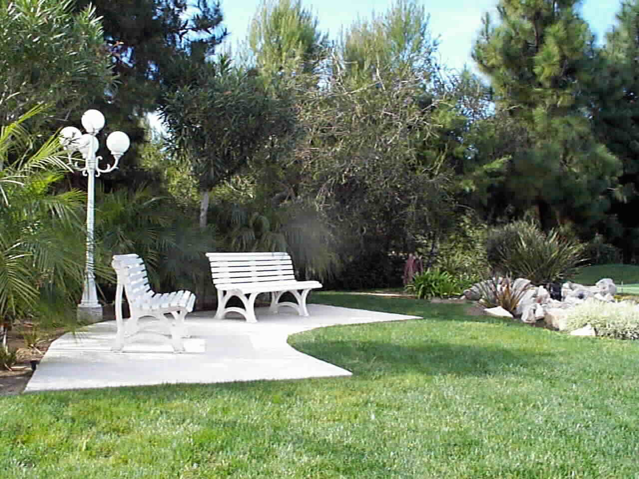 Doesn't every garden have a bench like this ?