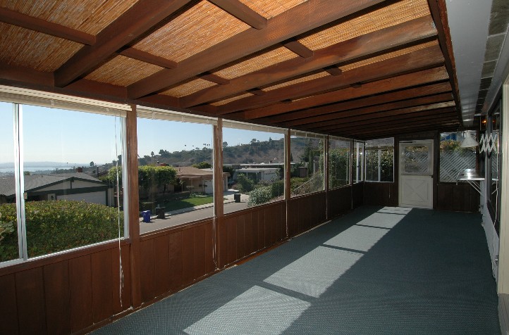 Spectacular Enclosed Patio with Views over Mission Bay... to Mexico