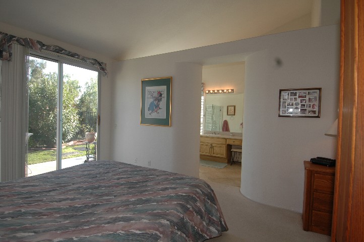 Spacious Master Suite on the Rear of the Home..