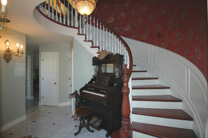 Duplicated from an 18th Century German Estate... the spiraled staircase will amaze you....