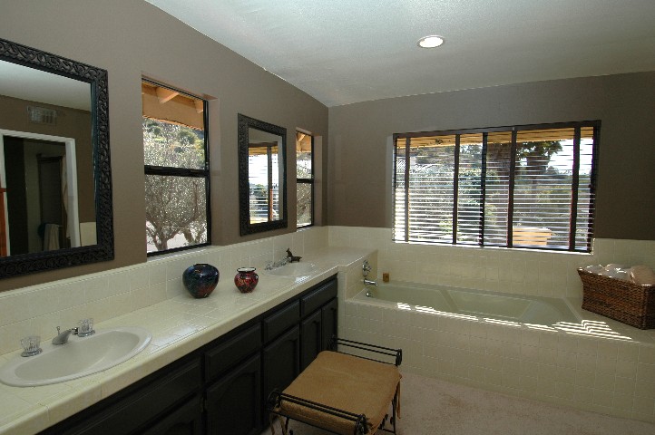 Rich Master Suite Bath...