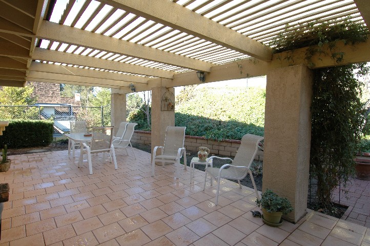 The Cool Shaded Patio... where you will live...