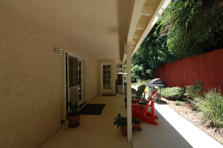 Cool covered Patio