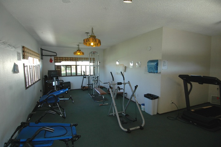 Exercise room at this San Marcos Mobile Home for Sale