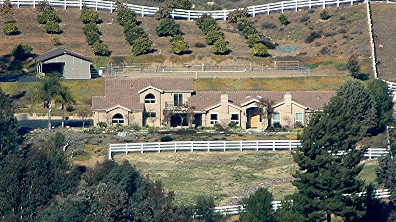 Bonsall Home for sale... bird's eye view...