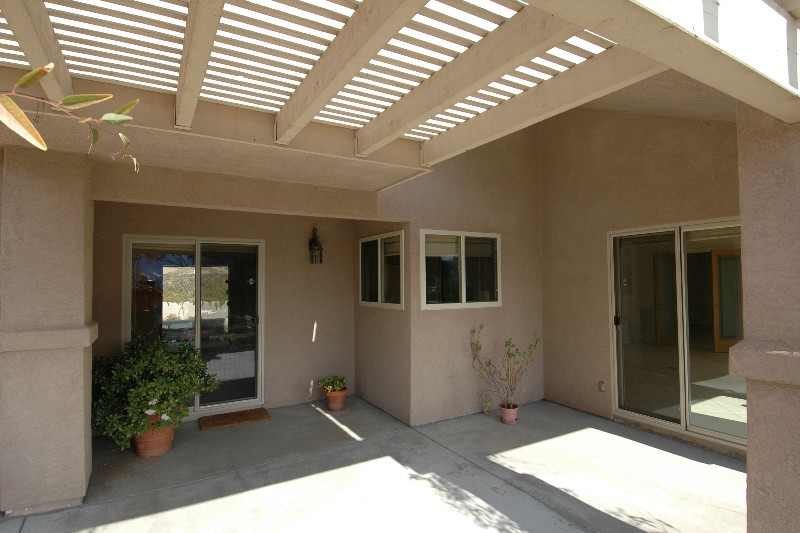 South facing patio off of Kitchen and Family Room...