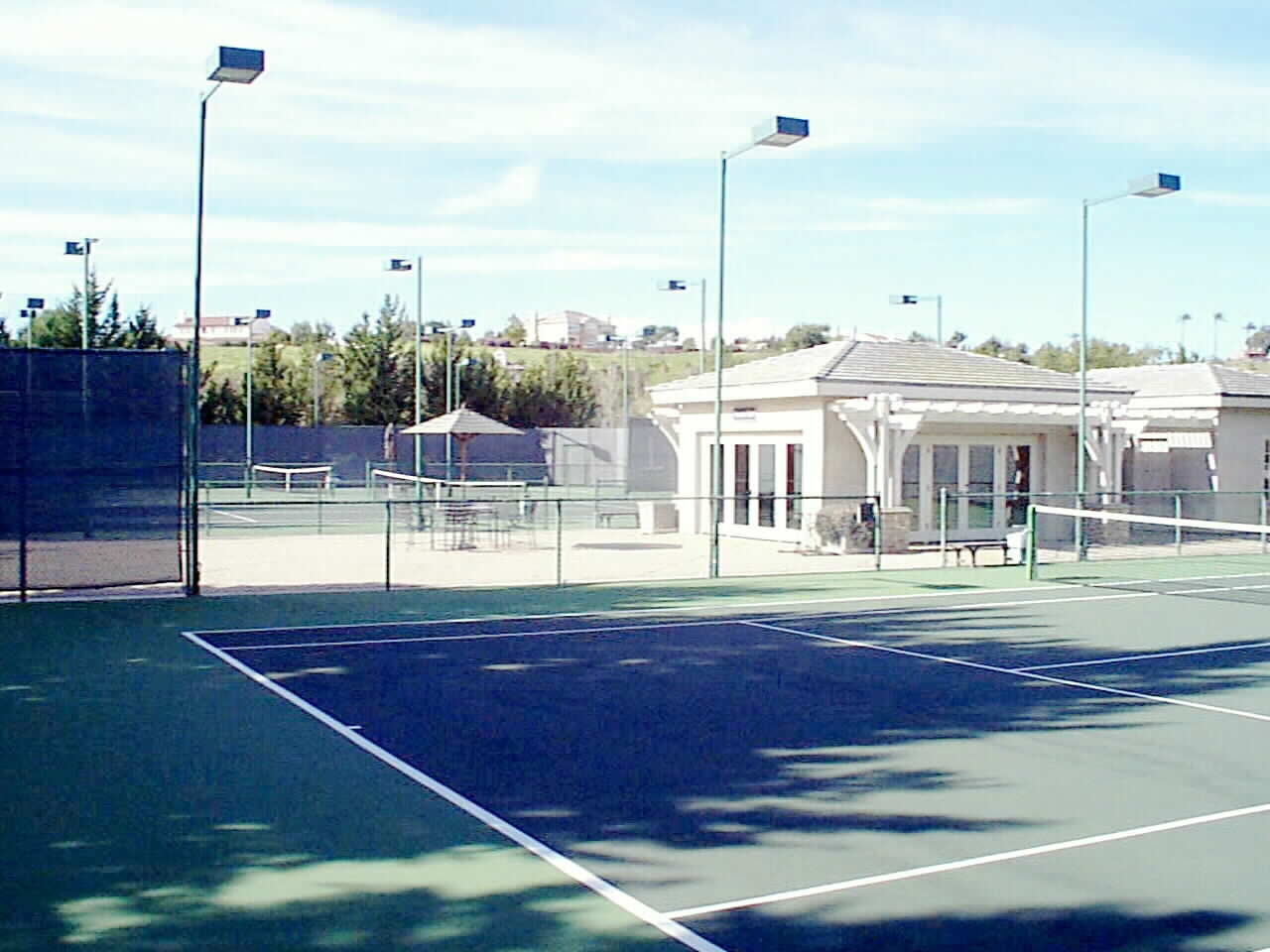 No Waiting Here!  Four Regulation Courts... and Lighted for Night Play.