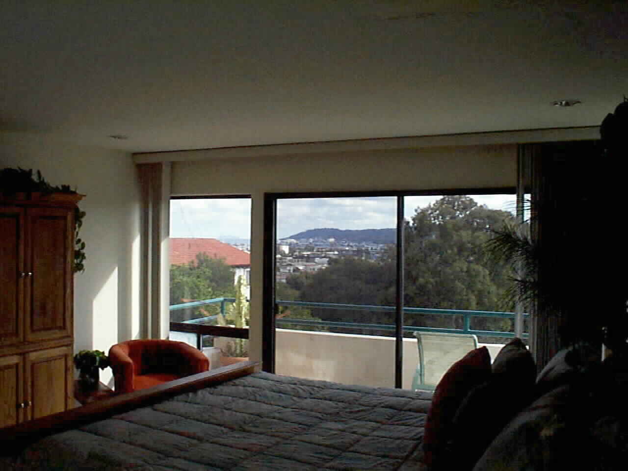 Master Bedroom View and Private View Deck