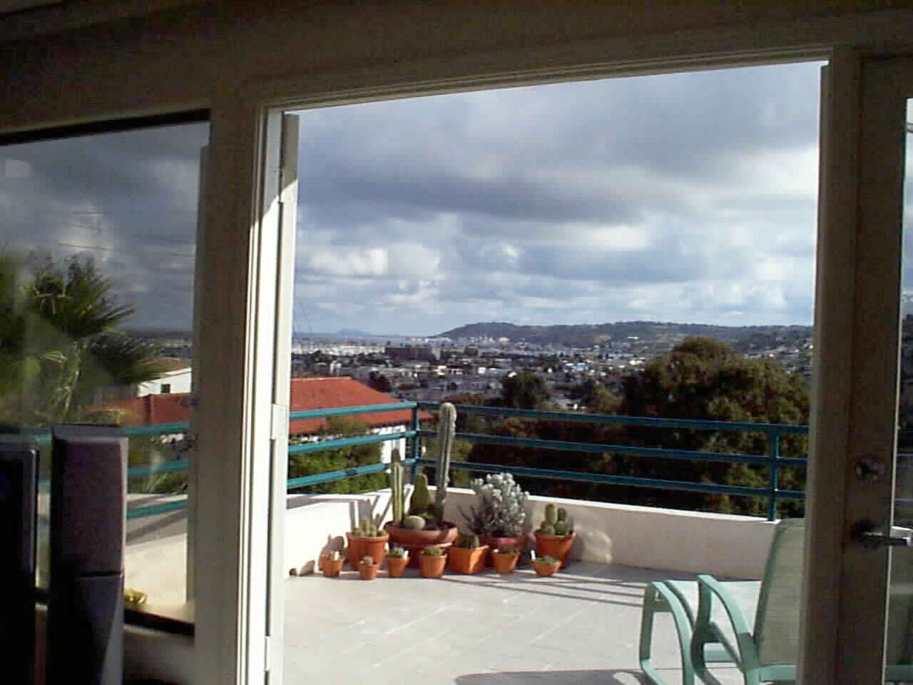 Sit down Living Room View and View Deck