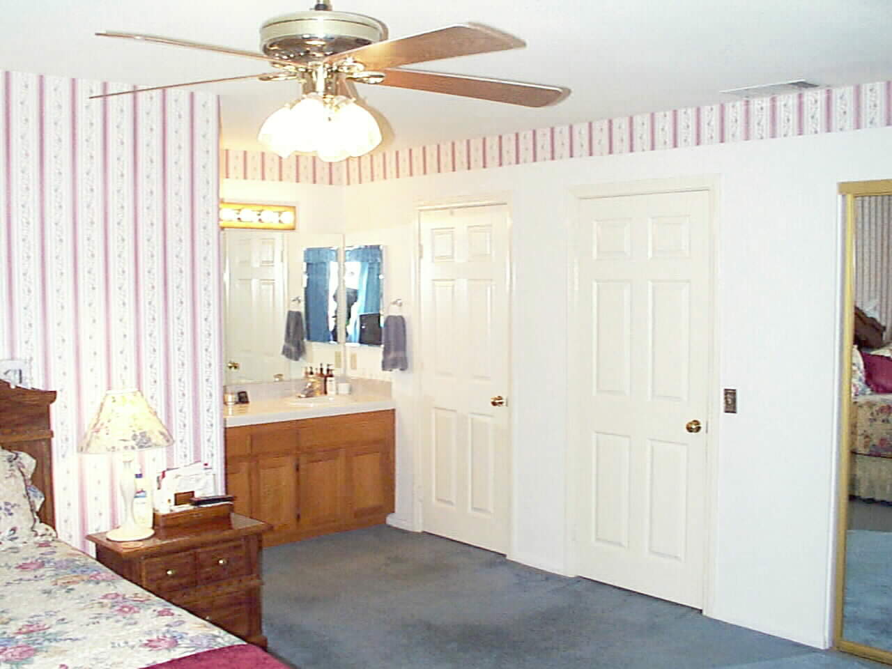 Private Master Suite with famous Her's and Her's Closet.. Storage Galore !