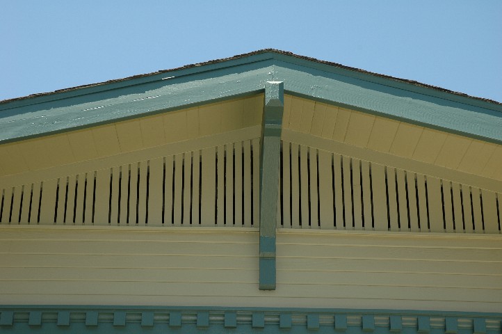 Iconic front facing gable on Incised Porch Roof line