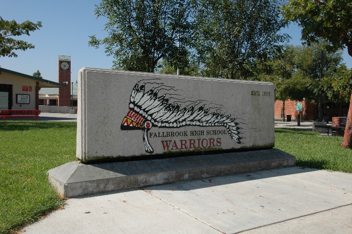 Proud Fallbrook High School... Home of the Warriors