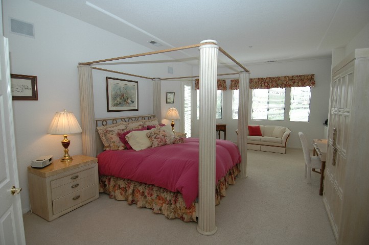 Spacious... Private Master Suite with view...